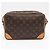 Borsa a Spalla Louis Vuitton Monogram Trocadero PM Marrone Beige Monogramma - vista 2
