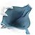 Hermès Borsa a tracolla Hermes Evelyne II GM Blu - vista 9