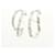 Hermes Hermès Clou de H Silver Hoop Earrings Silvery  - view 2