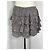 Mini falda de volantes estampada en algodón gris Zadig & Voltaire - vista 13