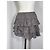 Mini falda de volantes estampada en algodón gris Zadig & Voltaire - vista 9