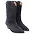 Botas cowboy Duerto de Isabel Marant en ante gris - vista 3