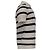 Polo a righe Balmain in cotone crema Bianco Crudo - vista 3