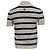 Polo a righe Balmain in cotone crema Bianco Crudo - vista 4