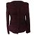 Shena Cardigan aus burgunderfarbener Wolle von Iro Rot Bordeaux