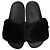 Sandali Givenchy con bordo in pelliccia in gomma nera Nero - vista 5