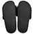 Sandali Givenchy con bordo in pelliccia in gomma nera Nero - vista 6