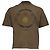T-shirt a maniche corte e girocollo Balmain in cotone kaki Verde Cachi
