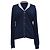 Jil Sander Cardigan mit Knöpfen aus Navy Cashmere Blau Marineblau