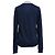 Jil Sander Cardigan mit Knöpfen aus Navy Cashmere Blau Marineblau - Ansicht 3