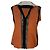 Sandro Bluse mit Spitzenbesatz, Orange, Polyamid
