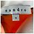 Sandro Bluse mit Spitzenbesatz, Orange, Polyamid - Ansicht 4