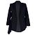 Alexander McQueen Double-Breasted Blazer in Navy Blue Wool