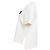 Camiseta de punto Fendi Karlito con detalles de parche en algodón blanco - vista 2