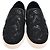 Sneakers slip on in pizzo Dolce & Gabbana in pelle nera Nero - vista 3