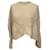 Isabel Marant Strickpullover aus Elfenbein-Baumwolle Weiß Roh  - Ansicht 1