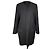 Isabel Marant Collarless Coat in Black Wool