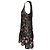 Erdem Ruffled Hem Embroidered Floral Shift Dress aus schwarzem Polyester - Ansicht 6