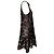Erdem Ruffled Hem Embroidered Floral Shift Dress aus schwarzem Polyester - Ansicht 7