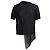 Top de algodón negro con detalles de lazo de encaje y seda D&G - vista 3