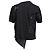 Top de algodón negro con detalles de lazo de encaje y seda D&G - vista 5
