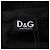 Top de algodón negro con detalles de lazo de encaje y seda D&G - vista 6