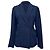 MSGM Double-Breasted Belted Blazer in Navy Blue Wool