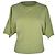 Camiseta curta oversize Anagram em algodão verde Loewe