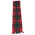 Saint Laurent Schal aus Tartan in roter Wolle - Ansicht 2