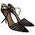 Décolleté con cinturino alla caviglia in PVC e pelle nera Gianvito Rossi - vista 10