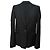 Blazer de raya diplomática Ba&sh en poliéster negro