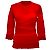 Alexander Mcqueen Patchwork Accent Bluse aus roter Viskose