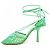 Scarpe in mesh di agnello Bottega Veneta Verde - vista 2