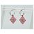 Chanel Vintage CC Goccia Quadrata in Metallo con Smalto e Pizzo Argento - vista 2