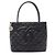 Borsa Tote Chanel Reissue in pelle di vitello martellata nera Nero