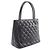 Borsa Tote Chanel Reissue in pelle di vitello martellata nera Nero - vista 2