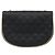 Borsa a tracolla in raso nero Chanel - vista 2