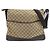 Gucci GG Canvas Schultertasche Braun