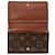 Louis Vuitton Monogram Bi-Fold Wallet Braun - Ansicht 4
