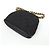 Sac à main en satin noir Chanel - vue 3