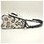 Borsa a tracolla Louis Vuitton Twist MM in pelle di vacchetta Nero Bianco - vista 7