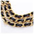 Chanel Coco Mark Kettengürtel Schwarz Golden - Ansicht 5