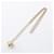 Collana con logo Coco Mark Chanel Bianco D'oro  - vista 2