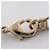 Collana con logo Coco Mark Chanel Bianco D'oro  - vista 3
