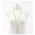 Collana con logo Coco Mark Chanel Bianco D'oro  - vista 4