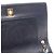Borsa a tracolla Chanel Mademoiselle Matelassé Double Flap Blu navy - vista 11