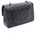 Borsa a tracolla Chanel Matelassé Double Flap Nero - vista 2