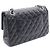 Timeless Borsa a tracolla Chanel Matelassé Double Flap Nero - vista 2
