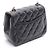Borsa a Spalla Chanel Mini Matelassé Nero - vista 2