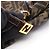 Borsa a Spalla Fendi Zucca Marrone - vista 7